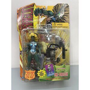 Vintage 1995 Playmates TMNT Savage Dragon She-Dragon Action Figure